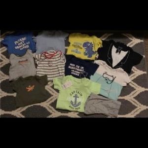 12 months boys shorts and tees